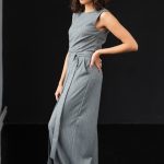 Jumpsuit for party silver