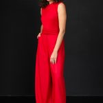 Jumpsuit for party red