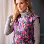 REVERSIBLE Cubist QUILTED VEST