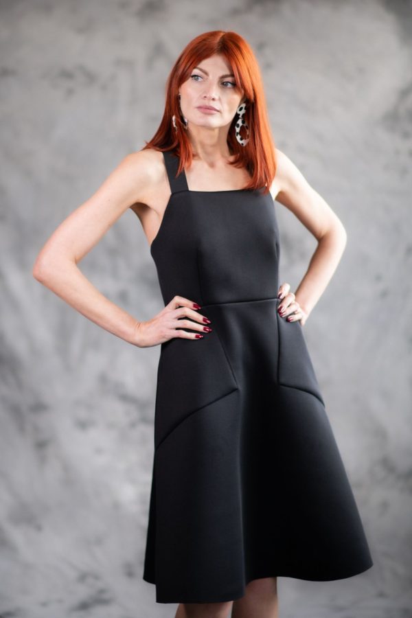 A-Line Pinafore Dress