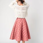 Soft pink Quilted Skirt