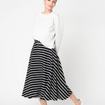 Black and white skirt