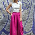 Linen palazzo pants